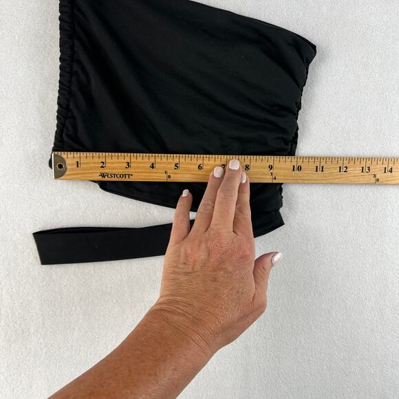 Rêve Rêve Unbalanced One Shoulder Tank Top Women's Small Black - Picture 5 of 6